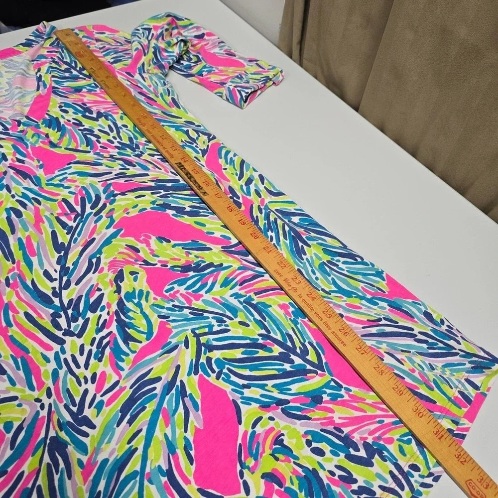 Lilly Pulitzer Womens Rossmore Shift Dress Size‎ S Pink Blue Print Resort Travel - Picture 11 of 12